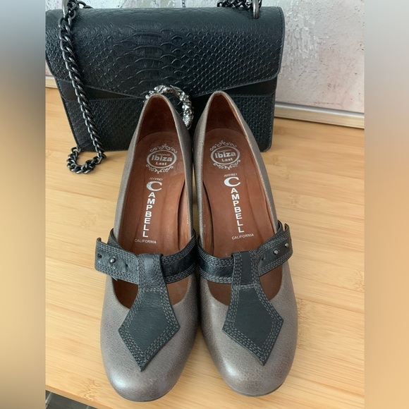 Jeffrey Campbell Jodie Leather Heels Size 8 - Picture 4 of 14